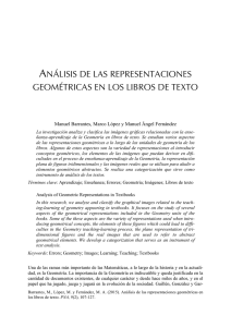 análisis de las representaciones geométricas en los libros de