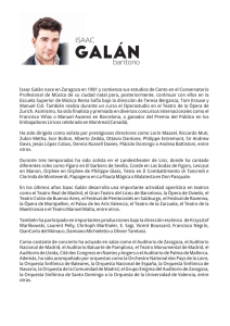 Biografía - Isaac Galán