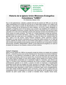Historia de la Iglesia Unión Misionera Evángelica Colombiana