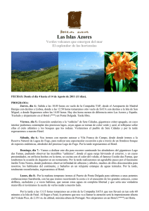 Las Islas Azores - HACIENDO HUELLA Viajes