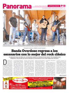Banda Overdose regresa a los escenarios con lo mejor del rock