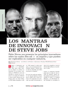 Los mantras de innovación de Steve Jobs