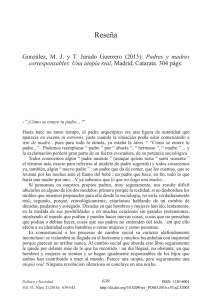 Reseña: González, M. J. y T. Jurado Guerrero (2015): "Padres y