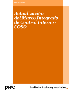 Actualización del Marco Integrado de Control Interno - COSO