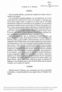 Page 1 - a la º AcADEMIA DE LA HISToRIA. Biblioteca galenciana