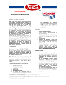 KONKER 5000 K-SL Mortero Epóxico Autonivelante