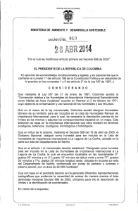 decreto 813 del 28 de abril de 2014