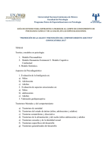 Promoción de la Salud y Prevención del - Psicología-UNAM