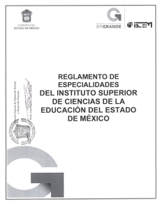 ESPECIALIDADES - Gobierno del Estado de México