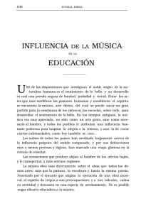 influencia de la música educación