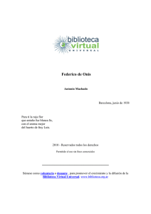 Federico de Onis - Biblioteca Virtual Universal