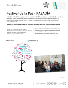 Festival de la Paz -‐ PAZADÍA