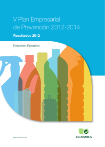 V Plan Empresarial de Prevención 2012-2014