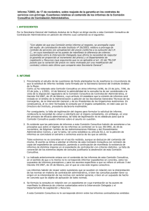 Informe 7/2003 - Junta de Andalucía