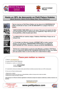 Petit Palace Hoteles - Universidad de León