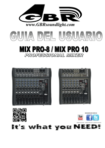 MIX PRO 08 - GBR Soundlight