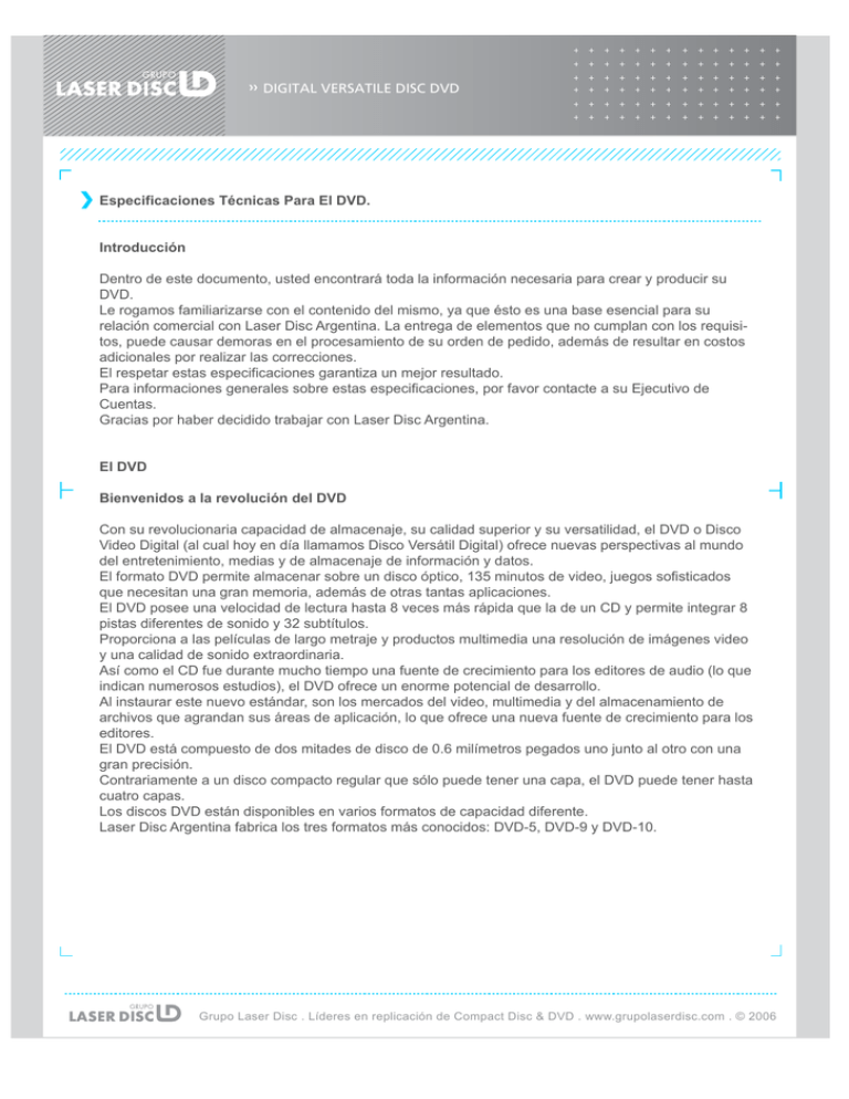 DVD Grupo Laser Disc