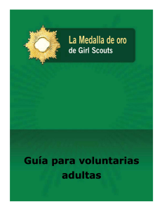 Gold Award Adult Volunteer Guide - Spanish