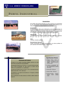 perfil industrial - ARMCO VENEZOLANA
