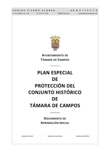 Plan Especial de Protección del Conjunto Histórico de Támara de