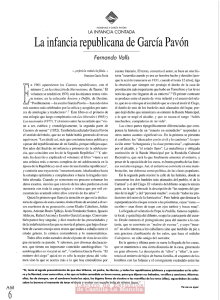 La infancia republicana de García Pavón