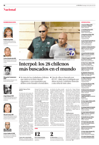 Interpol: los 28 chilenos más buscados en el mundo