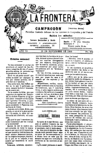 la frontera 19061110 - Arxiu Comarcal del Ripollès