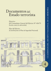 7. Documentos del Estado terrorista