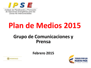 Plan de Medios 2015