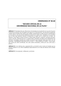 ORDENANZA Nº 45/60 “ESCUDO OFICIAL DE LA UNIVERSIDAD