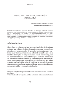 Justicia Alternativa, una visión panorámica PublicaciónSep 30, 2013