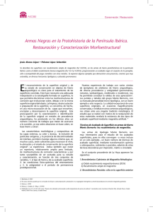 Armas Negras en la Protohistoria de la Península Ibérica
