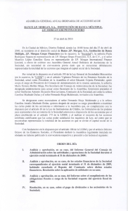 BANCO JP. MORGAN, S.A., INSTITUCIÓN DE BANCA MÚLTIPLE