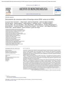 Documento de consenso sobre el fenotipo mixto EPOC