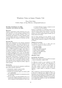 Windows Vista vs Linux Ubuntu 7.04 - UAM-I