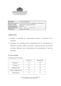 OBJETIVOS: • Enseñar al estudiante los conocimientos básicos en