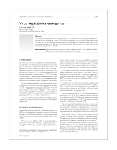 Virus respiratorios emergentes