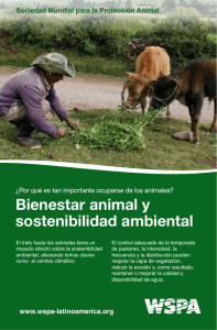 Bienestar animal y sostenibilidad ambiental