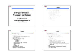 STD (Sistemes de Transport de Dades)