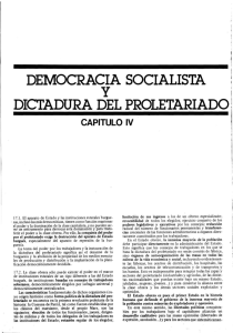 democracia socialista y dictadura del proletariado capitulo iv