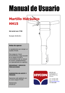 Martillo Hidráulico HH15