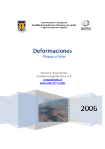Pliegues y Fallas - Universidad de Concepción