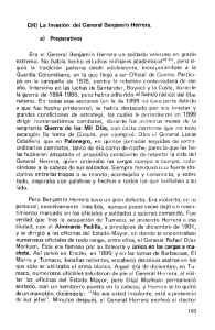 CH) La Invasi&oacute;n del General Benjam&iacute;n Herrera. a) Preparativos Era