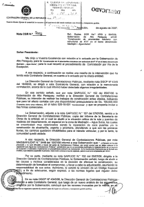 Nota CGR N° 5001 - Contraloría General de la República