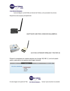 Como Configurar un ALFA R36 con Internet de Telmex u