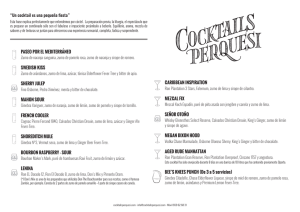 Carta Cócteles Cocktailsperquesi PDF