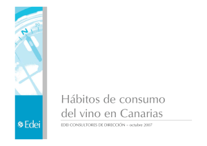 Hábitos de consumo del vino en Canarias
