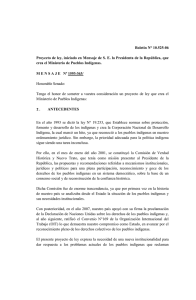 Boletín N° 10.525-06 Proyecto de ley, iniciado en Mensaje de S. E.