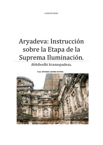 Aryadeva: Instrucción sobre la Etapa de la Suprema Iluminación.