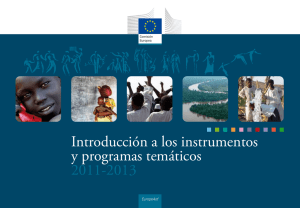 Introduction to the thematic instruments and